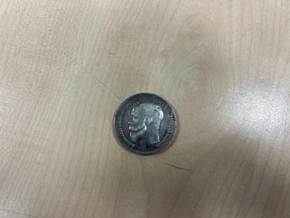 1 monnaie Russe Nicolas II 1907 en argen...