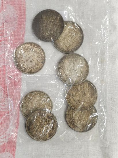 8 pièces de 10frs de 1963 à 1973
78 pièces...