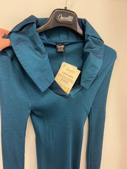 Lot 3 T-shirt manches longues en soie naturelle...