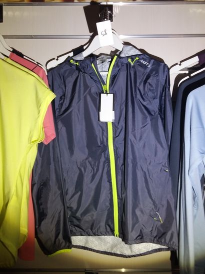 1 veste de pluie taillé L
2 débardeurs taillé...
