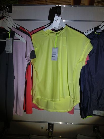 3 t-shirts taillé M
1 débardeur taillé M
