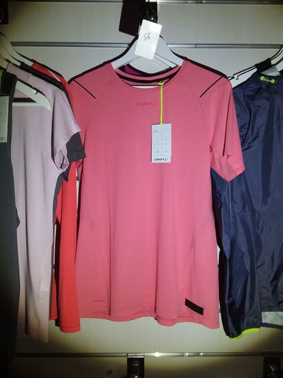 3 t-shirts taillé M
1 débardeur taillé M
