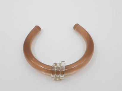 COLLIER torque en plastique et bracelet