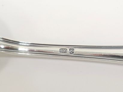 VILLEROY ET BOCH 
Partie de ménagère en argent...