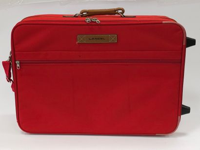 LANCEL
Deux valises rouges