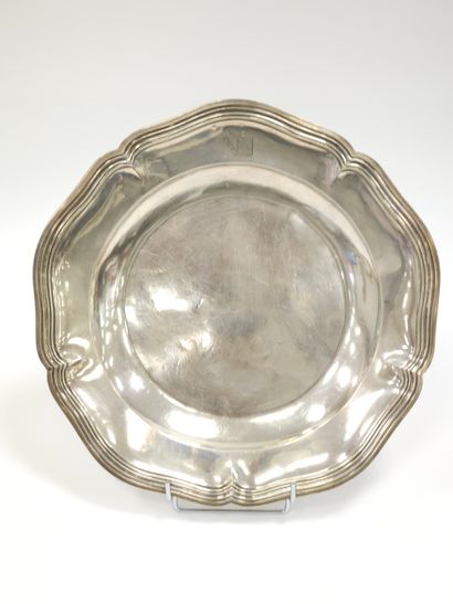 DEBAIN ALPHONSE 1883
Plat creux chantourné...