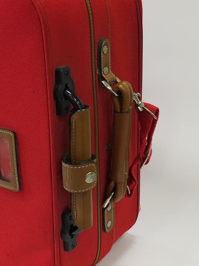 LANCEL
Deux valises rouges