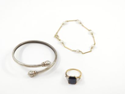 BRACELET en or jaune jaune 585° (14 kt) 
Poids...