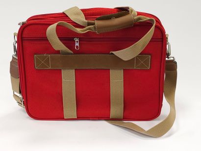 LANCEL
Deux valises rouges