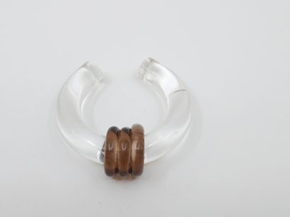 COLLIER torque en plastique et bracelet