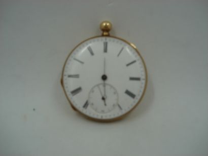 1 Montre gousset Or 18kt 62,77g détériorée...
