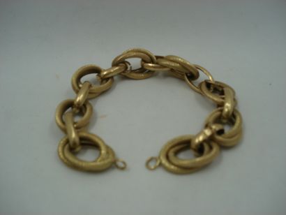 1 Bracelet Or 18kt 20,10g cassé 