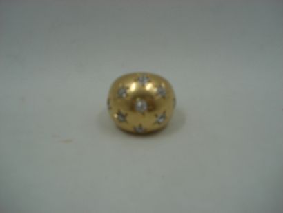 1 Bague Or 18kt et diamants 25,53g 