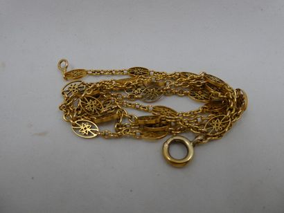 1 Collier Or 18kt 14,30g 