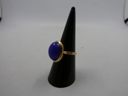 1 Bague Or 18kt et pierre 5,93g 