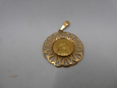 1 Pendentif Or 18kt 4,98g détérioré 