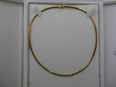 1 Collier Or 18kt et diamants 22,78g 