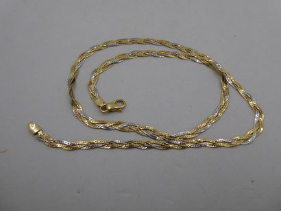 1 Collier Or 3 tons 18kt 10,11g 