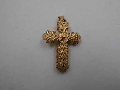 1 Croix Or 18kt 9,35g 