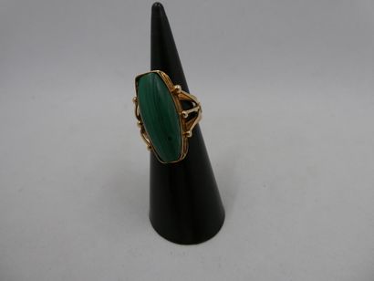 1 Bague Or 18kt et pierre 10,19g 