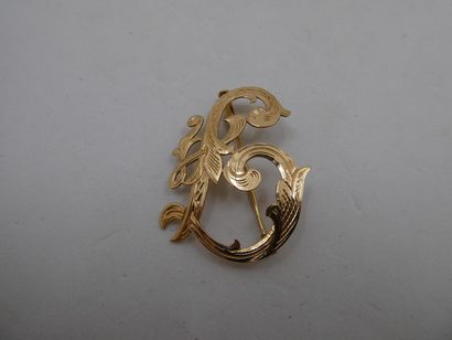 1 Broche Or 18kt 4,75g 