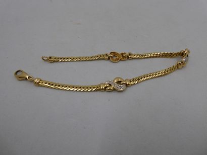 1 Bracelet Or 18kt 6,30g 