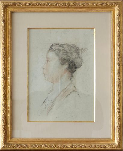 ECOLE FRANCAISE XIX-XXème siècle
Portrait...