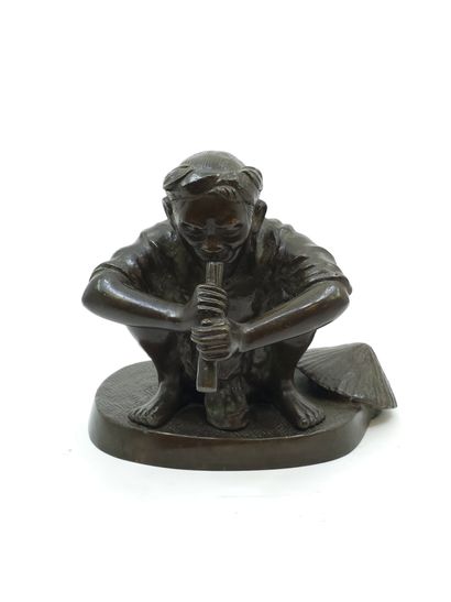 VIETNAM
Dans le goût Hauchecorne
Bronze représentant...