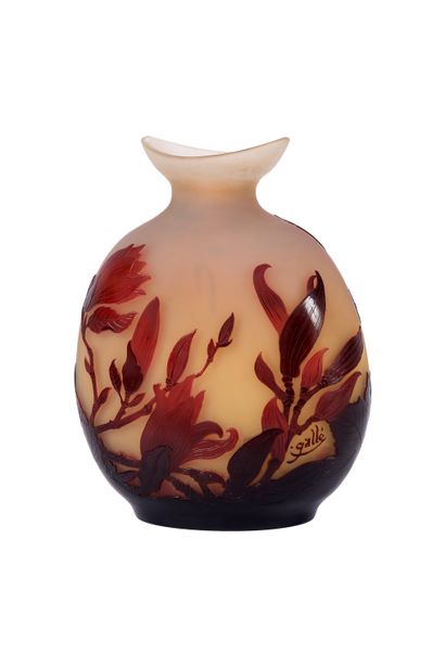 ETABLISSEMENTS GALLE 
	Vase ovoïde aplati...