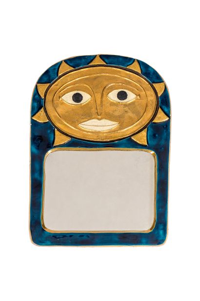 MITHE ESPELT (1923-2020) 
Miroir en céramique...