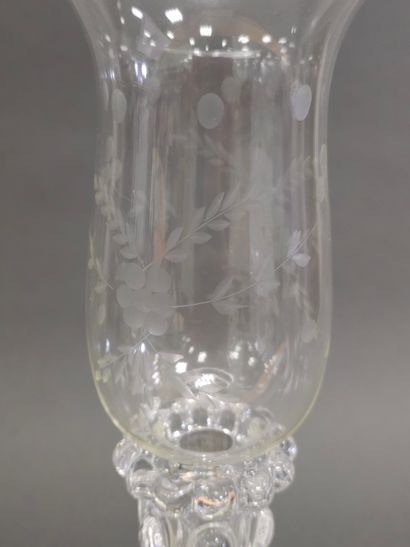 BACCARAT Dans le goût
Photophore en cristal...