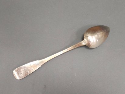 JBJ
Grande cuillière à ragoût en argent massif,...