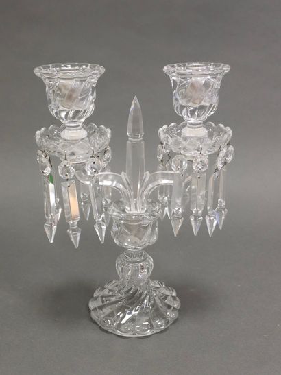 BACCARAT modèle bambou
Candelabre à deux...