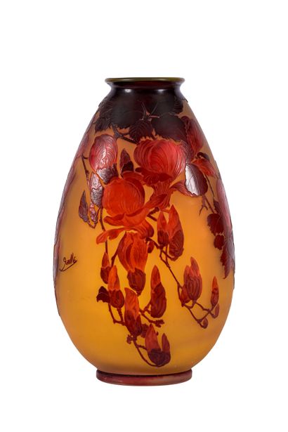 ETABLISSEMENTS GALLE 
	Vase ovoïde à panse...