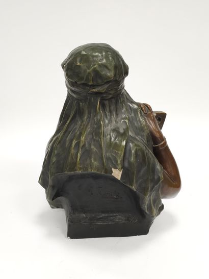Richard AURILI (1834-c.1914)
Sculpture plâtre...