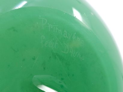 PRIMAVERA Pour Daum 
Vase boule en verre...