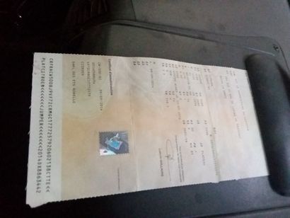 Véhicule CITROEN modèle JUMPY plateau 
immatriculé...