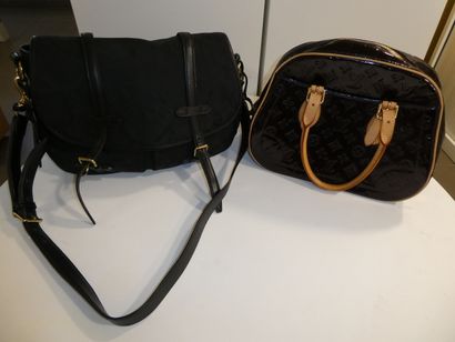 2 Sacs : 1 louis vuitton sac bowling monogrammé...
