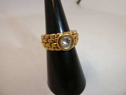 1 Ring 18kt gold and diamond 9.54 g 