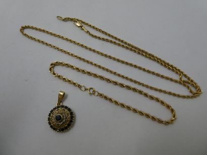 1 Chain 18kt Gold 3,09g 1 Bracelet 18kt Gold...