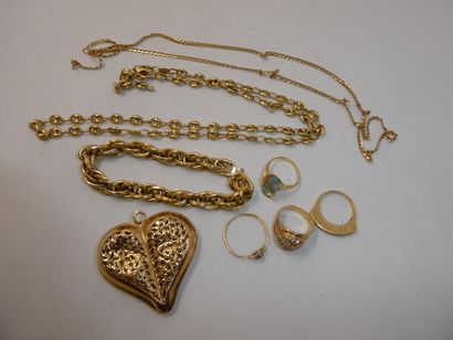1 Pendentif Or 18kt 8,01g 1 Bracelet Or 18kt...