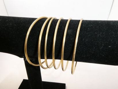 6 Bracelets Or 18kt 69,92g 