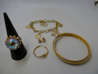 1 Bracelet 18kt Gold 6,86g with tassels 1...