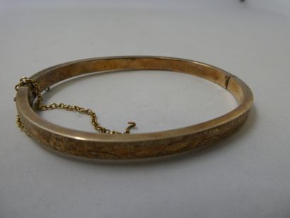 1 Bracelet Or 14kt 9,36g chainette securité...