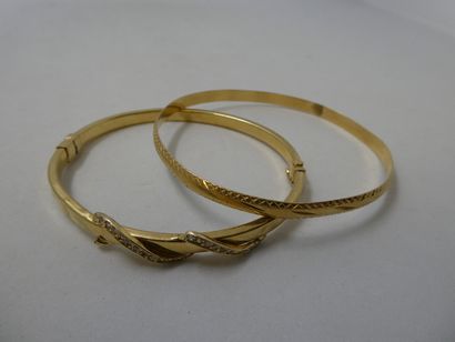 1 Bracelet Or 18kt et pierres 7,33g 1 Bracelet...