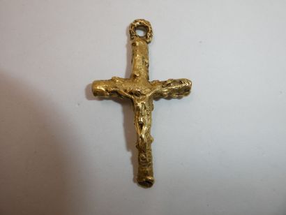 1 Cross 18kt Gold 26.18 g cast iron effect...
