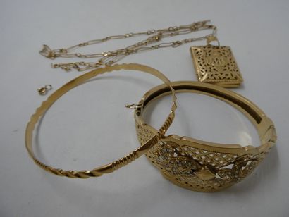 1 Bracelet 18kt Gold 15,54g 1 Bracelet 18kt...