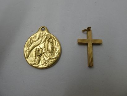 1 Médaille Or 18kt 13,86g sans bélière 1...