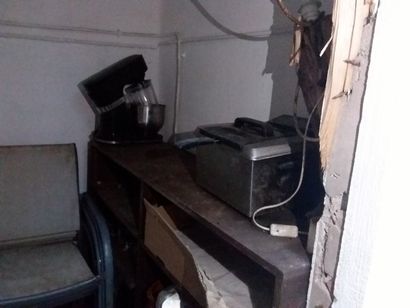 friteuse sans marque apparente 
robot de...