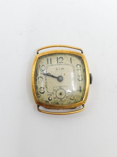 LIP
Débris de boîtier de montre en or jaune...